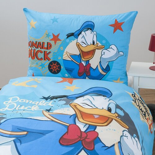 Dětské bavlněné povlečení Donald Duck,140 x 200 cm, 70 x 90 cm