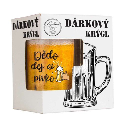 Bohemia Gifts Darilni vrč - Za dedka, 500 ml
