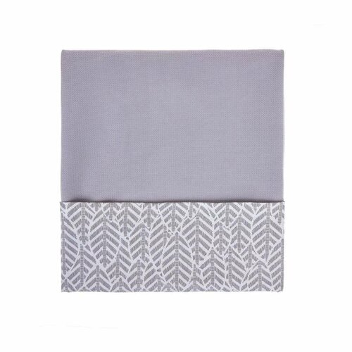 Womar Detská bavlnená deka Velvet sivá, 75 x 100 cm