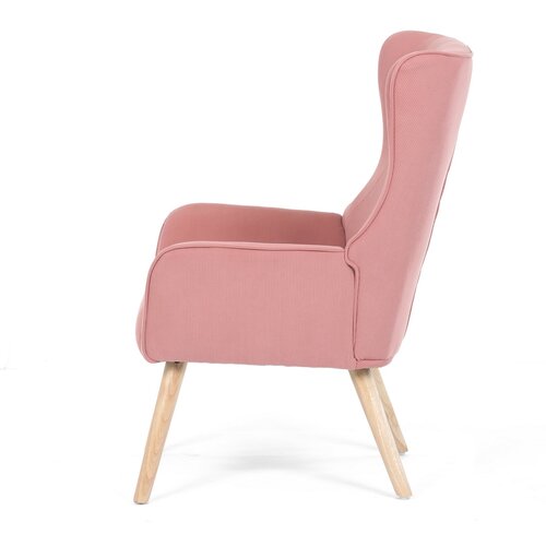 Kreslo ušiak PINK2, ružová