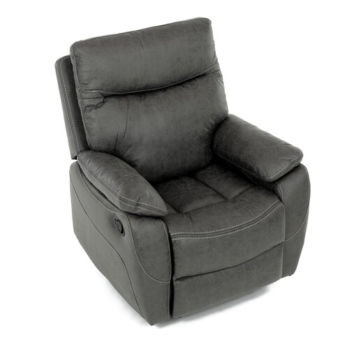 Polohovacie kreslo 4092 GREY3, vintage, sivá