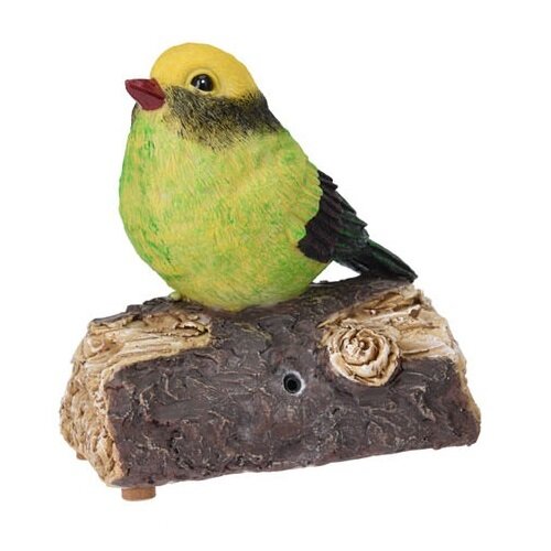 Садовий декор Пташка зі звуком, 13,5 x 7x 13 см