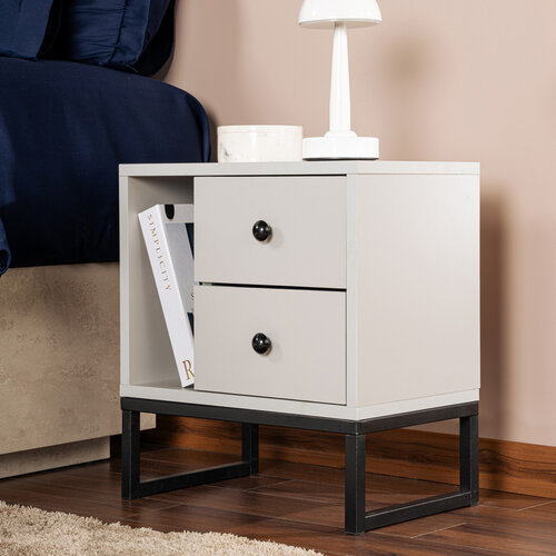 Stolik nocny Glimmer Grey