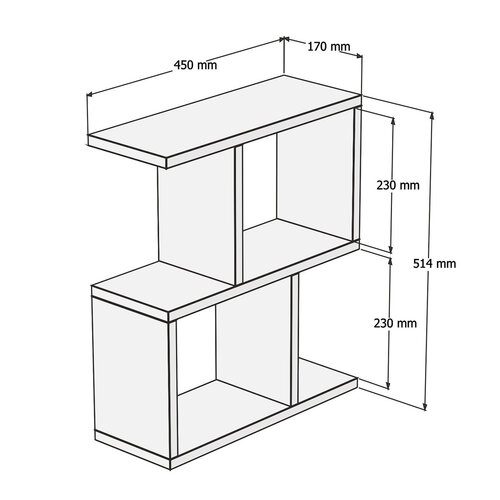 Beistelltisch Zet Walnut
