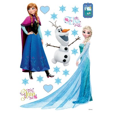 Samolepilni dekoracije Elsa, Anna, 42,5 x 65 cm