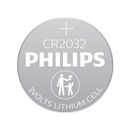 Philips akkumulátor CR2032 3 V, lítium gombelem ,2 db