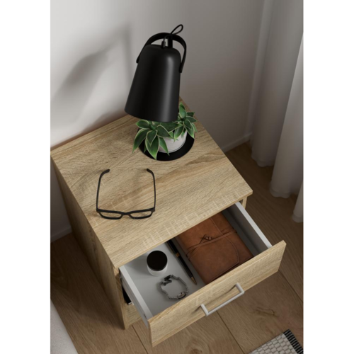 GARBO éjjeliszekrény, sonoma tölgy