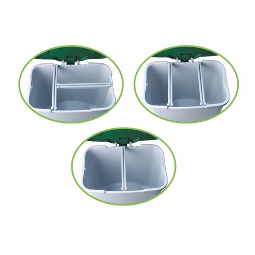 Denox Ecologic Педальний кошик для сміття 50 л, синій