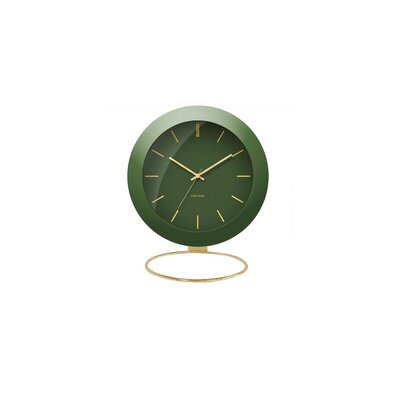 Karlsson KA5833GR Dizajnové stolné hodiny, 10,5 cm