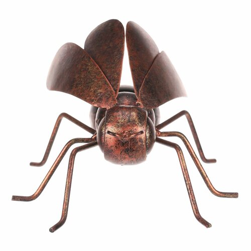 Decorațiuni de grădină din metal Muscă, 13 x 9 x 12 cm