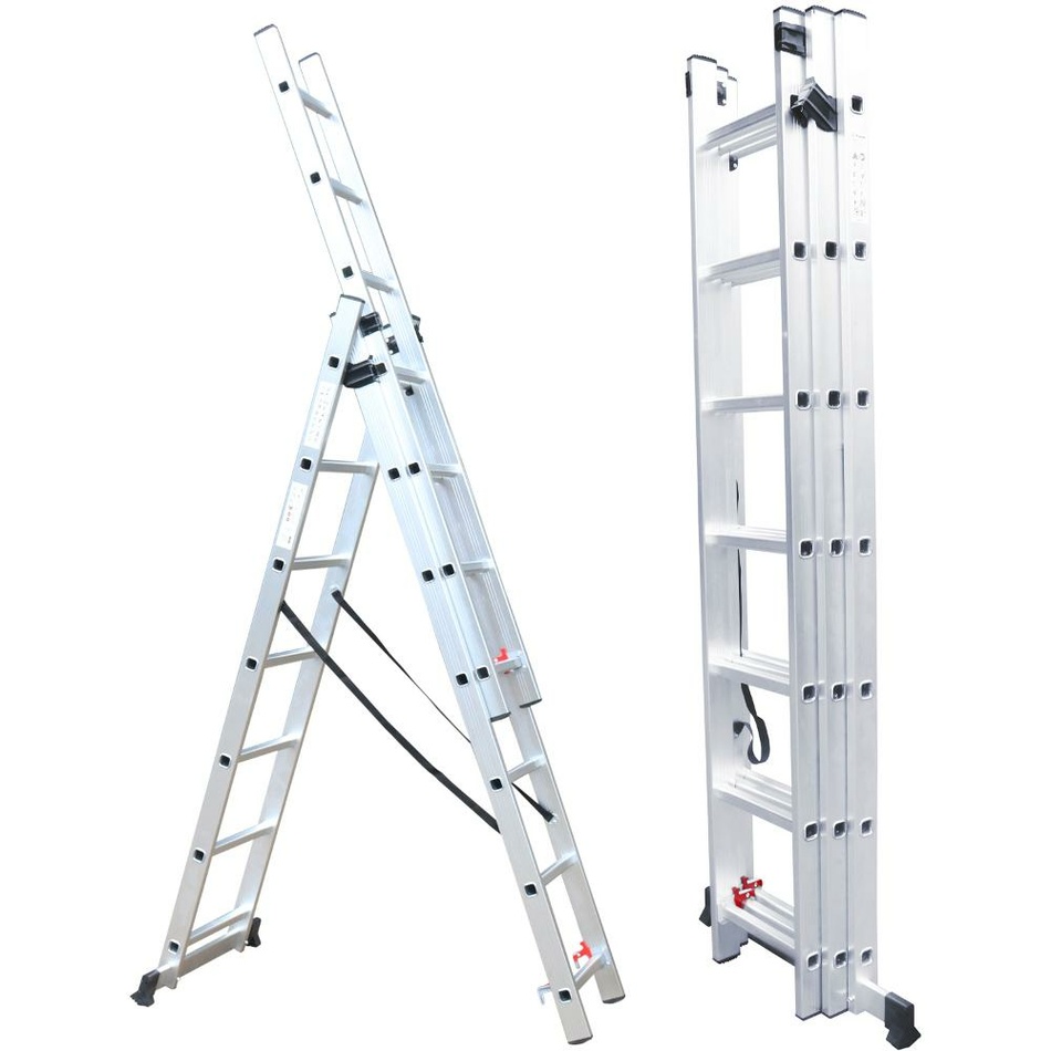 Trzyczęściowa drabina Fieldmann FZZ 4307, 3 x 7szczebli