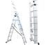 Fieldmann FZZ 4307 háromrészes létra, 3 x 7 fok