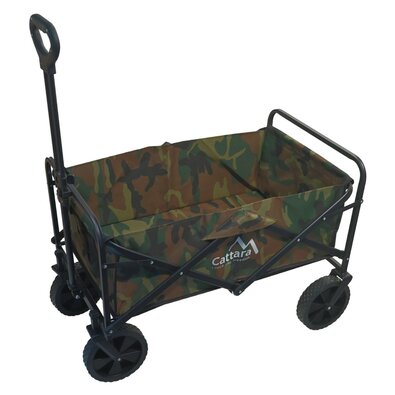 Cattara 13704 Camping voziček zložljiv Trogir Army, 104 x 86 x 55 cm