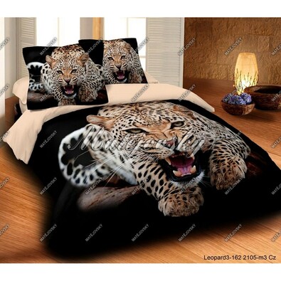Matějovský bavlnené obliečky Leopard wild, 140 x 200 cm, 70 x 90 cm