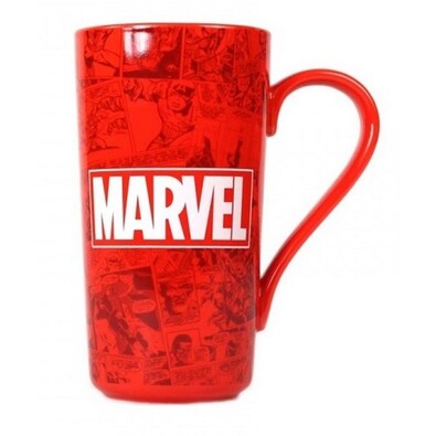 Marvel Latté hrnček 450 ml, červená