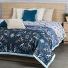 Alberica ágytakaró, kék, 160 x 220 cm
