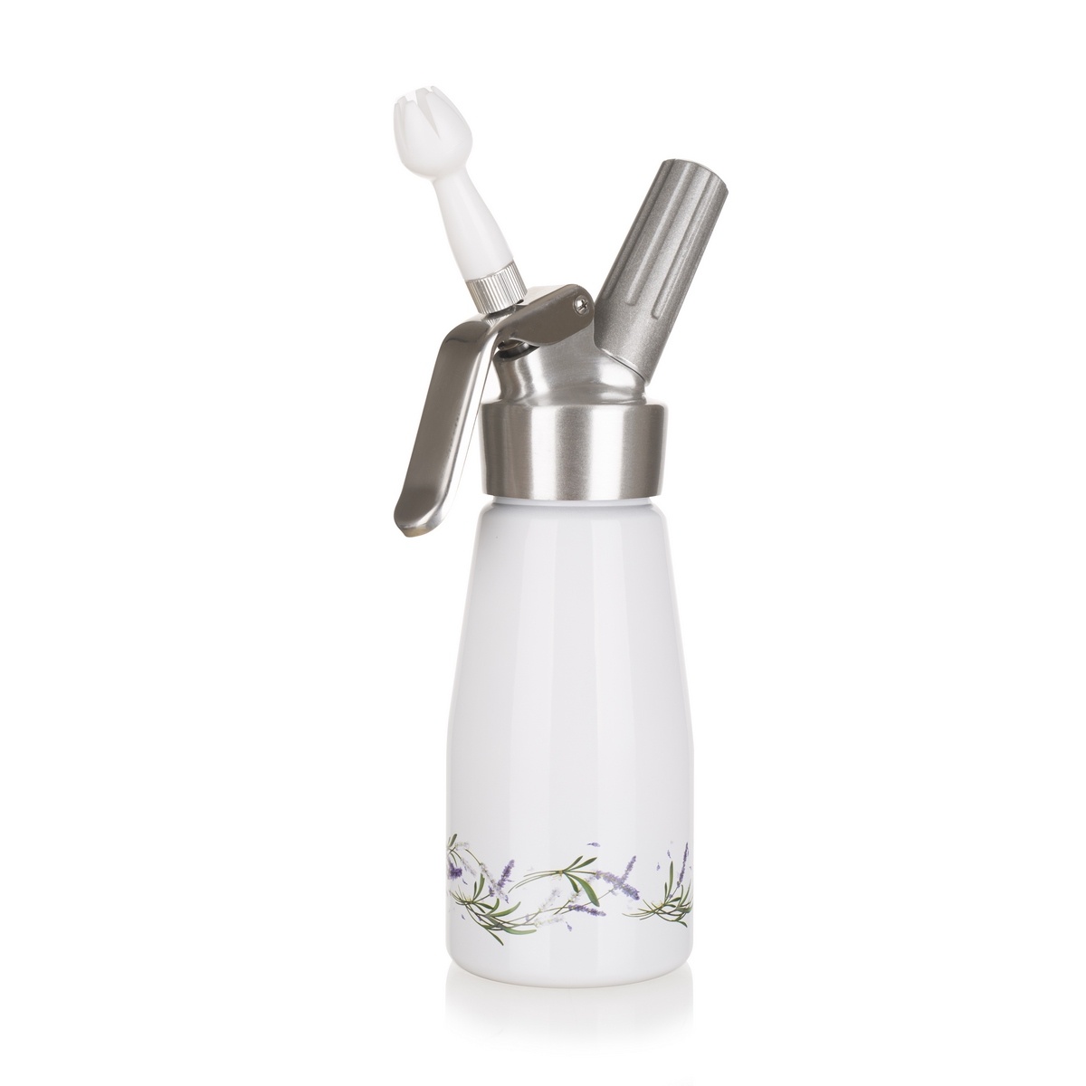 Banquet Fľaša na prípravu šľahačky Lavender, 250 ml