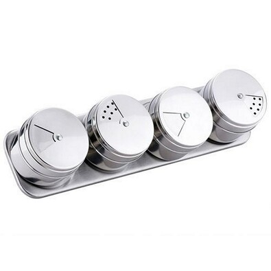 Magnetyczne pojemniki na przyprawy Kaiserhoff.  5 sztuk