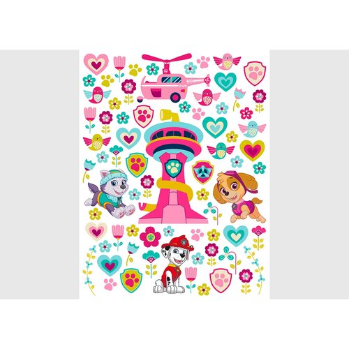 Samoprzylepna dekoracja Paw Patrol Be Happy, 65 x85 cm