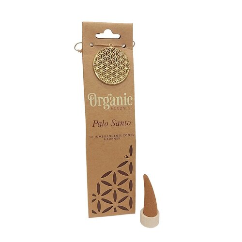 Set of 12 scented organic Palo Santo sticks withceramic holder