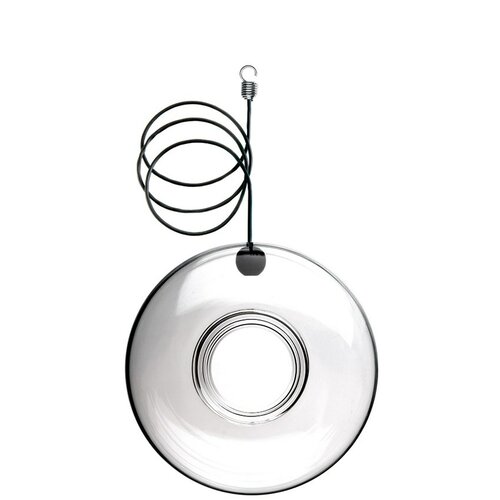 Karmnik dla ptaków wiszący 20 cm, przeźroczysty