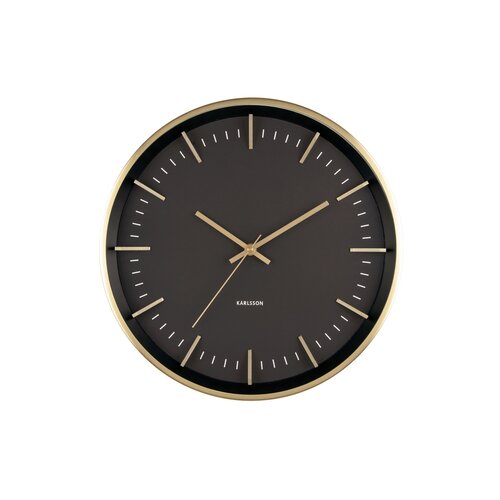 Karlsson 5911GD dizajnové nástenné hodiny 35 cm, zlatá