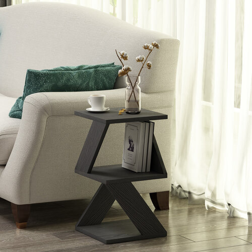 Beistelltisch Albeni Black Wooden