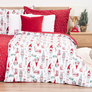 4Home Bavlněné povlečení Christmas Elf, 140 x 200 cm, 70 x 90 cm