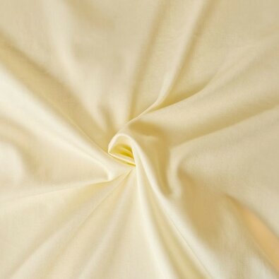 Cearșaf Kvalitex Satin cu elastic crem , 180 x 200cm