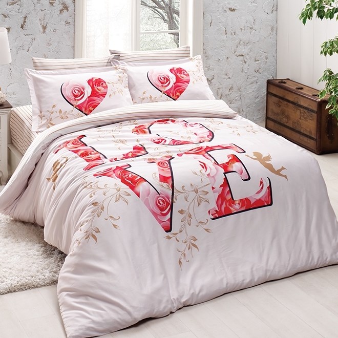 Haley home Povlečení Love Amore bavlna