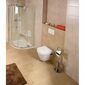 AQUALINE SB131 Samba підставка з основою, туалетною щіткою та тримачем, сріблястий