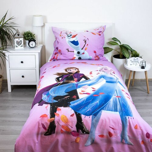 Jerry Fabrics Bombažno posteljnino Frozen "Magicaltime", 140 x 200 cm, 60 x 80 cm