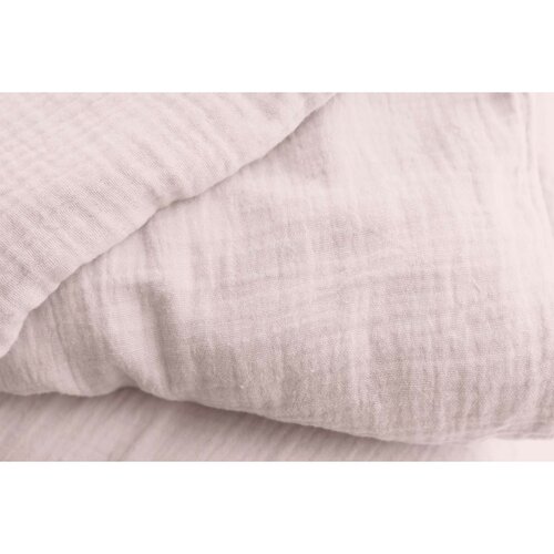Lenjerie de pat din muselină MATEX roz deschis, 140 x 200 cm, 70 x 90 cm