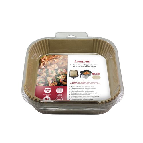Beper C103ACC003 forme de hârtie pentru friteuzecu aer cald, 50 buc.