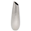 Silver kerámia váza, 12 x 36 x 12 cm