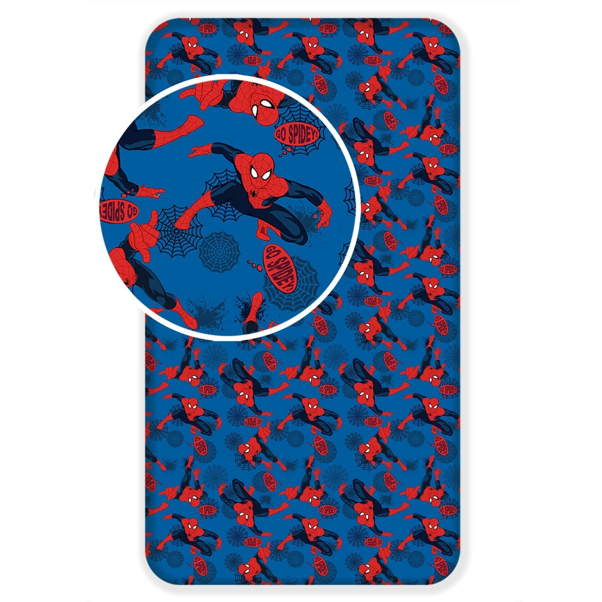 Levně Jerry Fabrics Bavlněné prostěradlo Spiderman 06, 90 x 200 cm