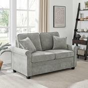 Dvoumístná pohovka ASB-4170 GREY2, manžestr, šedá