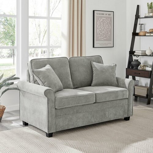Dvoumístná pohovka ASB-4170 GREY2, manžestr, šedá