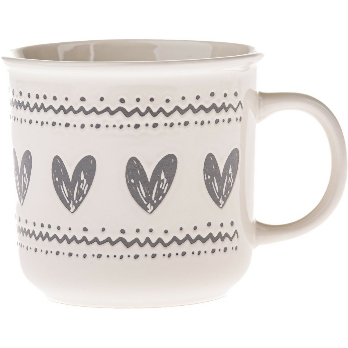 Ceramiczny kubek Serca I, 450 ml