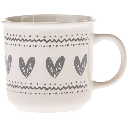 Keramiktasse „Herzen I“, 450 ml