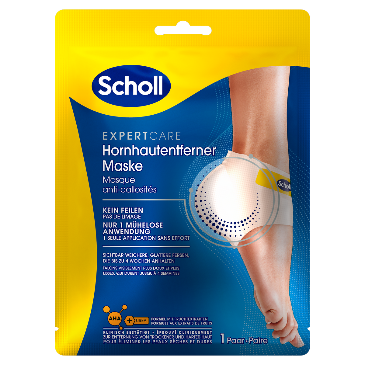 Scholl Peelingová maska na nohy