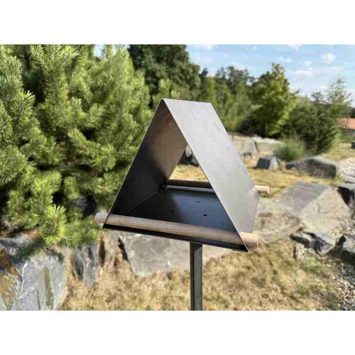 Vela Madáretető 25 x 25 x 20 cm, corten CORGARDEN 1041