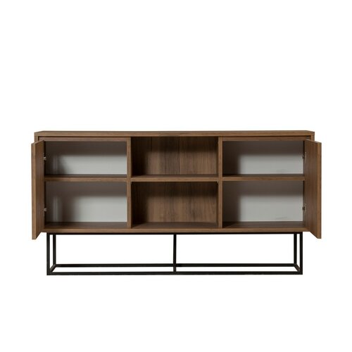 Skříňka Tela Walnut and Black