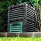 Composter, 300 l , negru 61 x 61 x 83 cm