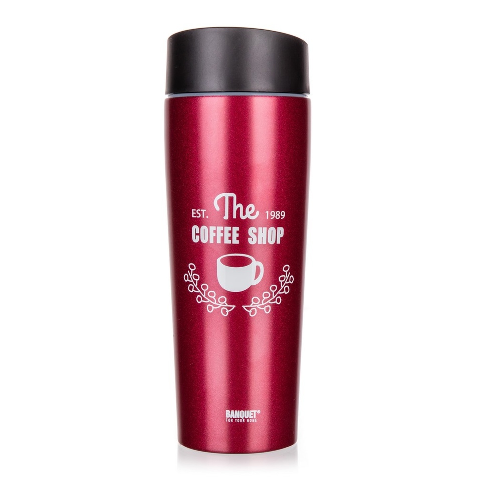 Banquet Kubek termiczny COFFEE 350 ml, winny