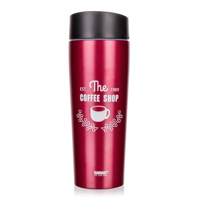 Banquet Kubek termiczny COFFEE 350 ml, winny