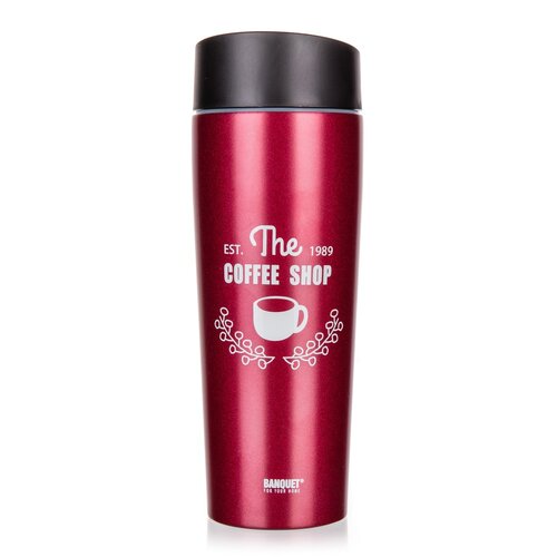 Banquet Термокружка COFFEE 350 мл, бордова