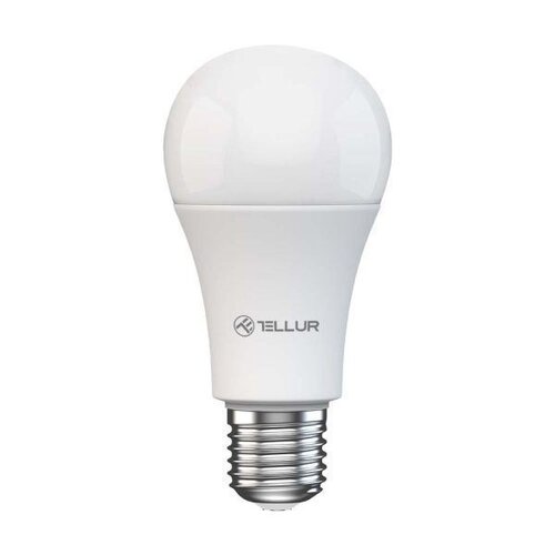 Fotografie Tellur WiFi Smart žárovka E27, 9 W, bílé provedení, teplá bílá, stmívač