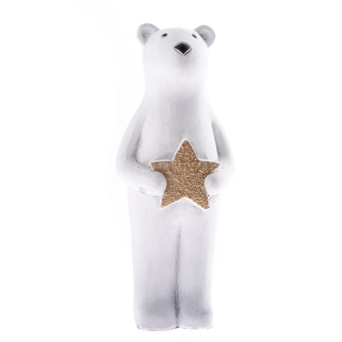 Betonový medvěd s hvězdou, 20 cm