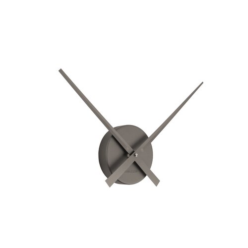 Karlsson 4348GY ceas de perete de design gri, 48 cm diametru